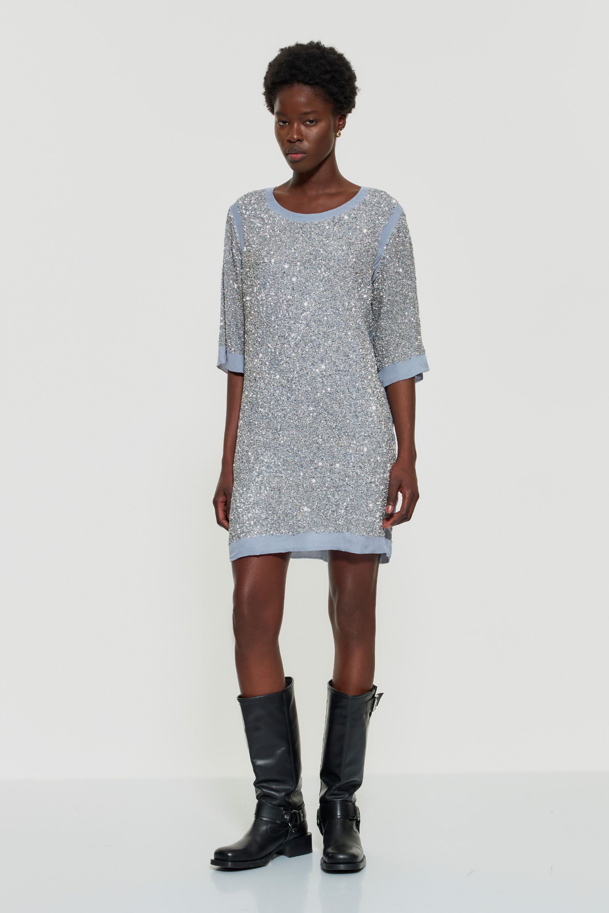 Antik batik sequin dress top