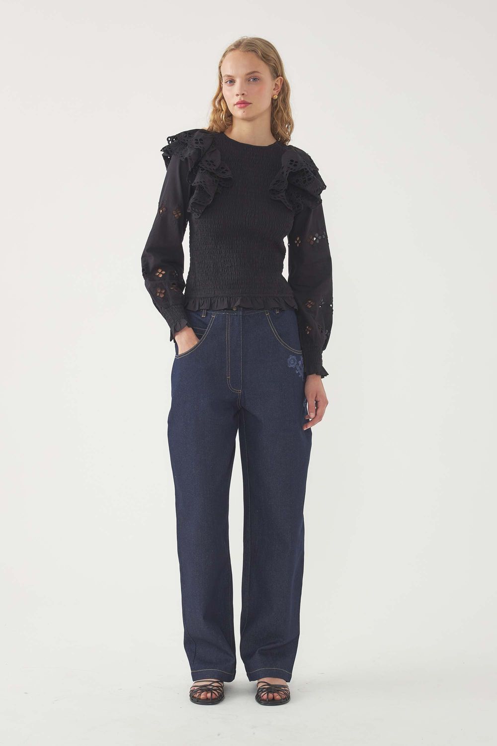Bestickte Hose Randy