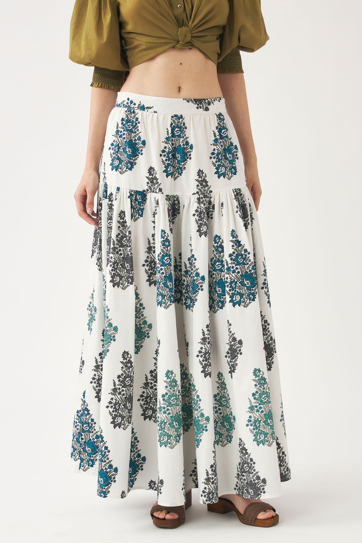 Custom made cotton maxi skirt online