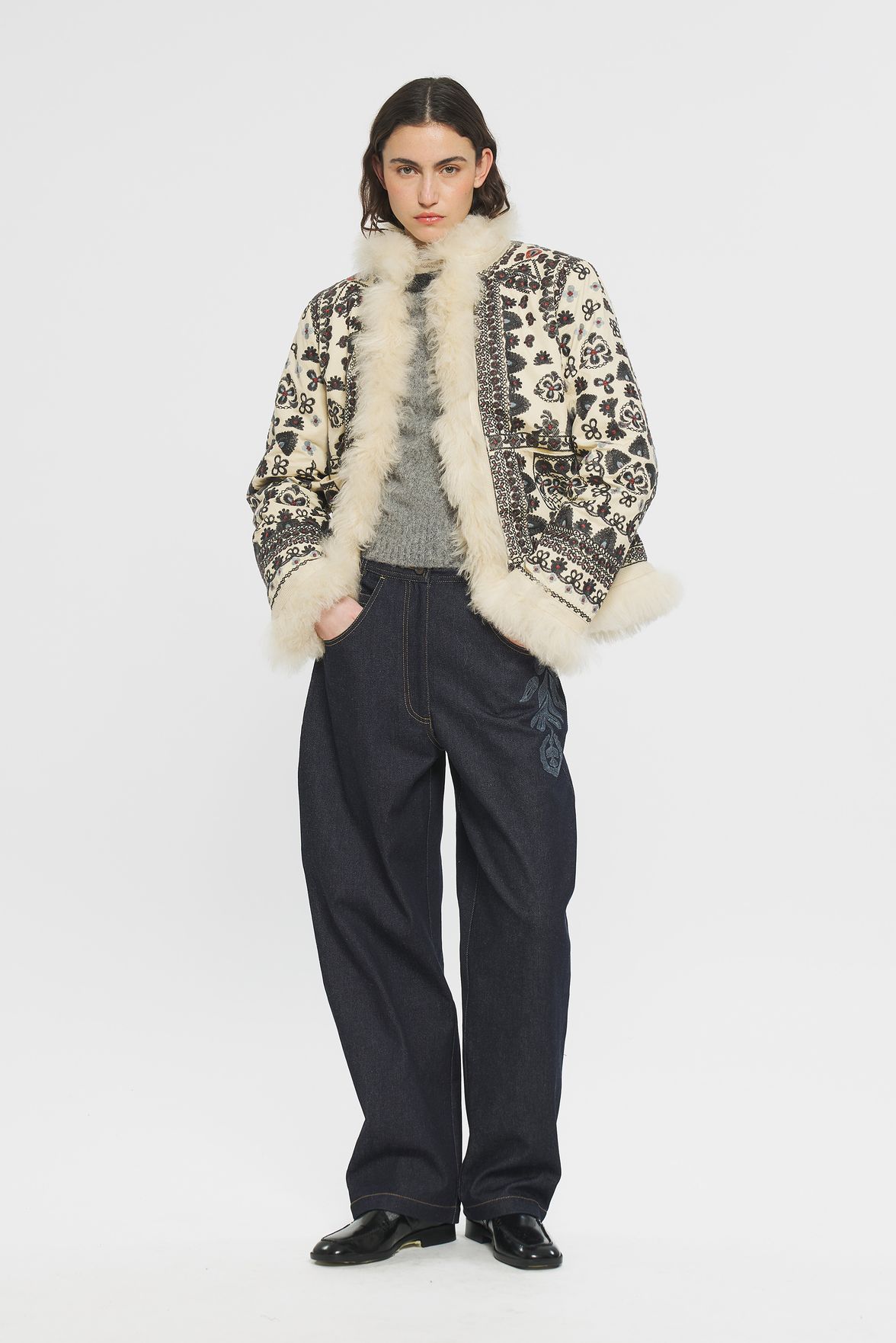 Sandor Embroidered jacket