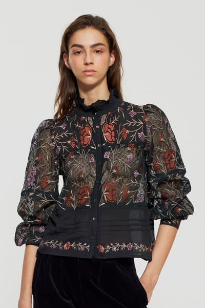 Antikbatik Ari embroidered blouse