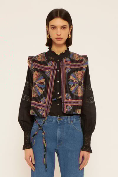 Antikbatik Jenny sleeveless gilet 