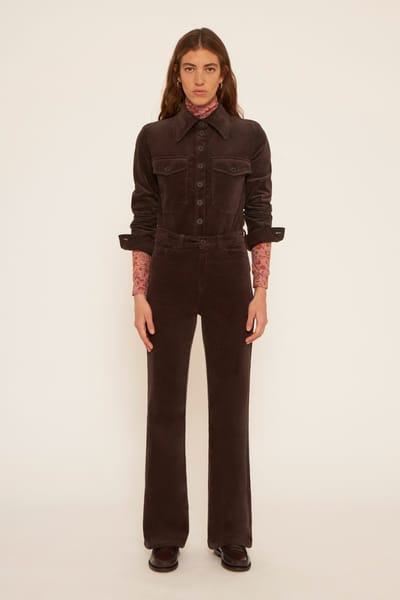 Antikbatik Pantaloni flare Maggy