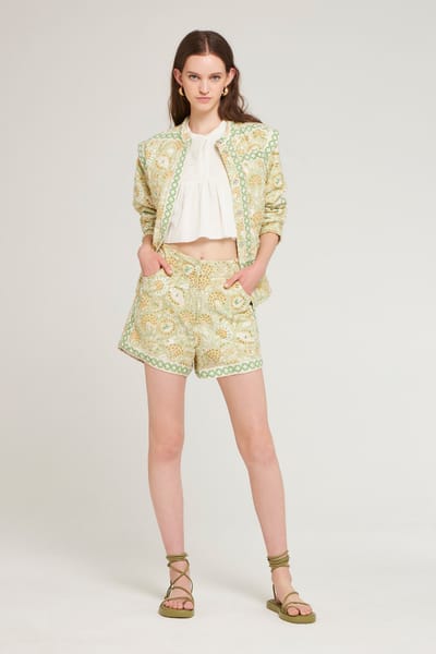 Antikbatik Short imprimé Flavie