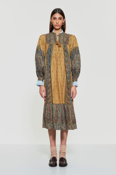 Antikbatik Robe imprimé Hida