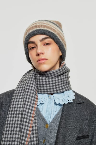 Antikbatik Bonnet en laine d'Alpaga Mila