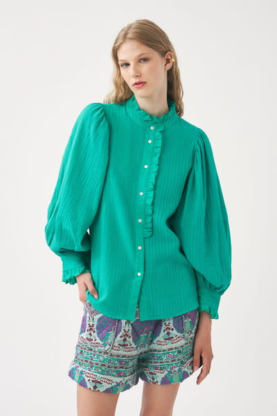 Antikbatik Cotton blouse Avon