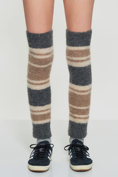 Antikbatik Mila alpaca wool leg warmers