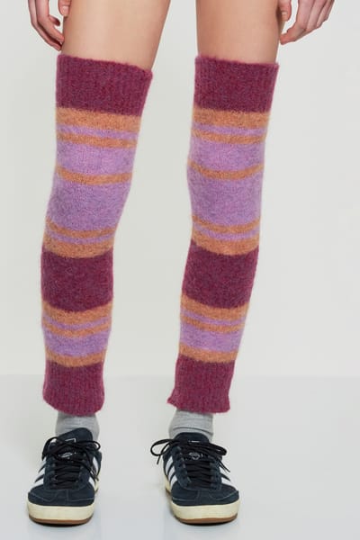 Antikbatik Mathilda alpaca wool leg warmers