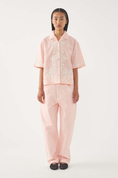 Antikbatik Chemise brodée Adonis
