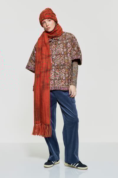 Antikbatik Annabella alpaca wool scarf
