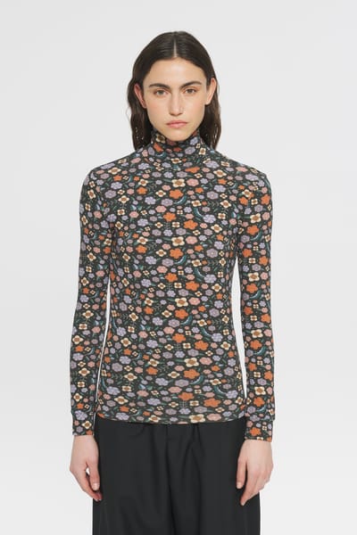 Antikbatik Aria printed turtleneck