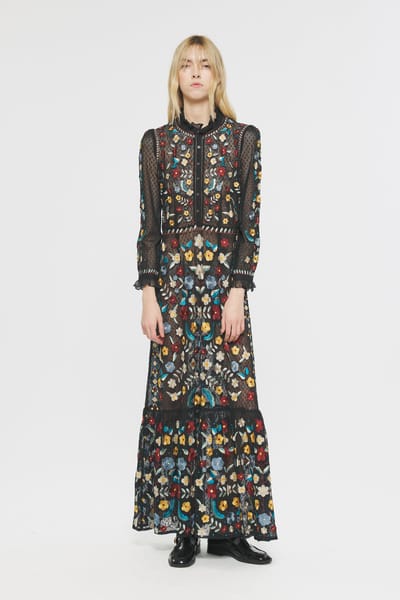 Antikbatik Ariani Embroidered maxi dress