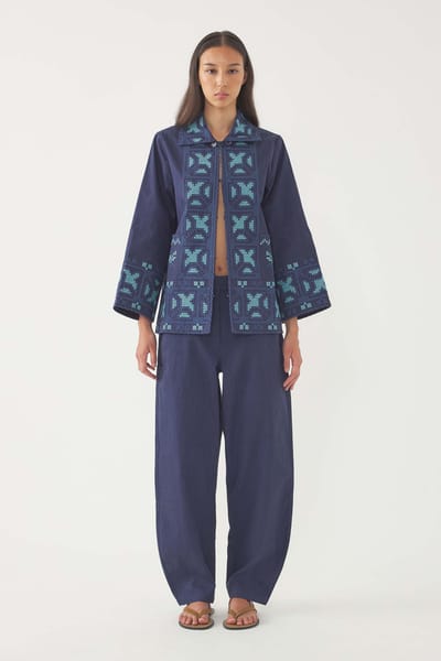 Antikbatik Chaqueta bordada Berenice
