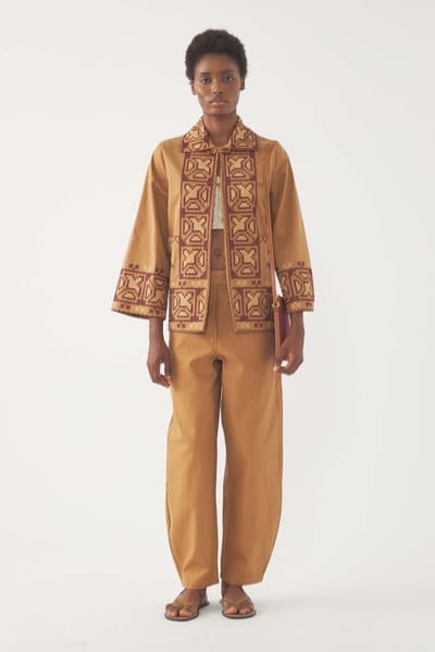Antikbatik Veste brodée Berenice
