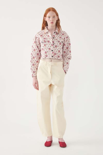 Antikbatik Pantaloni ricamati Berenice