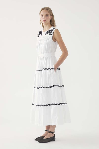 Antikbatik Embroidered Maxi Dress Dalli