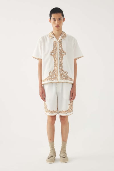 Antikbatik Embroidered Short Dylan