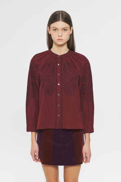 Antikbatik Eglantine Embroidered blouse