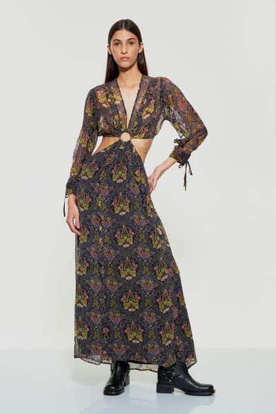 Antikbatik Eros cut-out dress