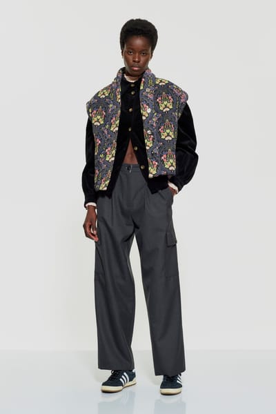 Antikbatik Eros print gilet