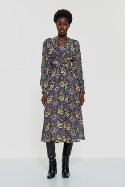Antikbatik Eros print maxi dress