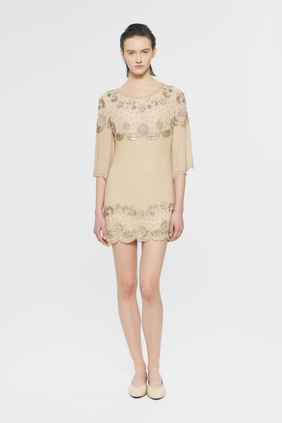 Antikbatik Robe courte à sequins Gadsby 