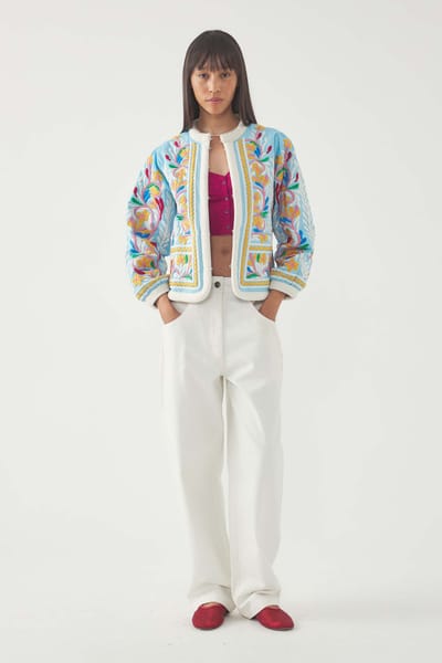 Antikbatik Veste brodée Hendrix