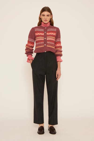 Antikbatik Henry wool trousers