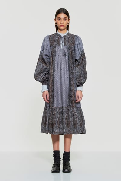 Antikbatik Vestido estampado Hida