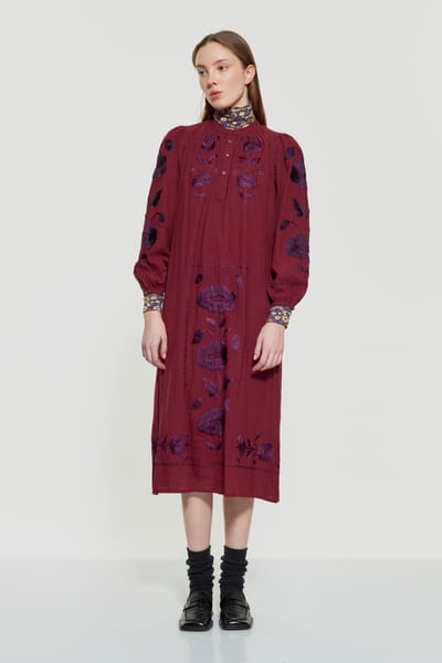 Antikbatik Isla embroidered dress