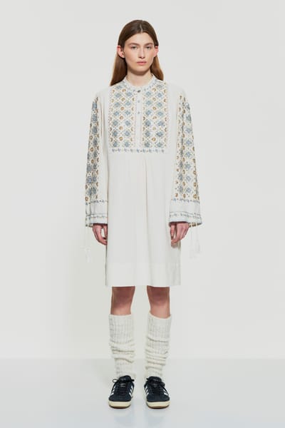 Antikbatik Joana sequin-embroidered mini dress