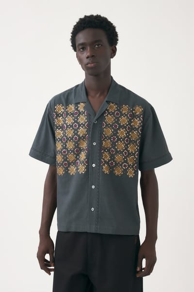 Antikbatik Chemise brodée Jonathan