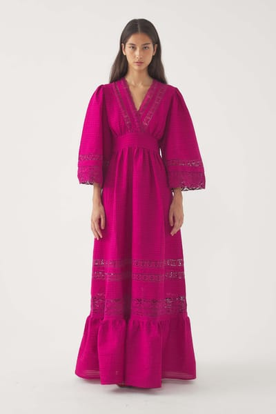 Antikbatik Robe longue Lena