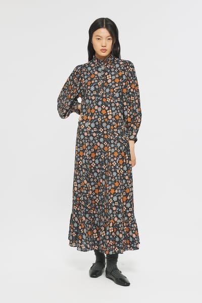 Antikbatik Leo Print maxi dress