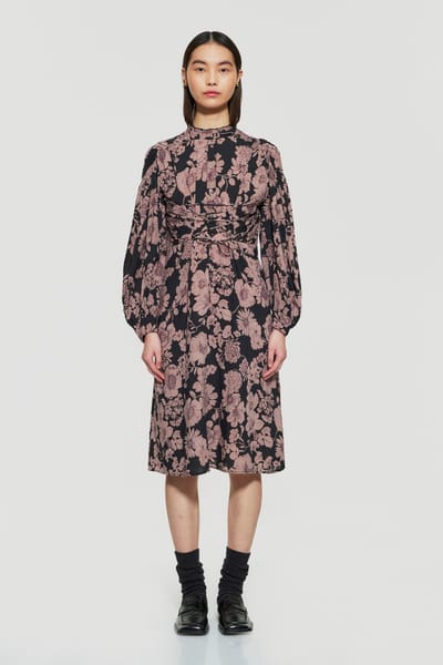 Antikbatik Leonie corset-style dress
