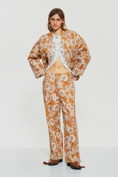Antikbatik Pantalon imprimé Leonie
