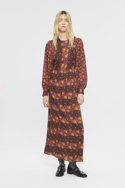 Antikbatik Robe longue imprimée Magalie