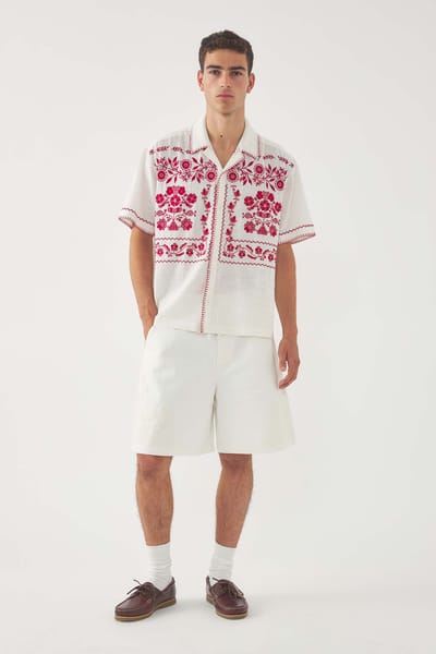 Antikbatik Embroidered Shirt Mamie