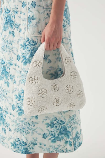 Antikbatik Sac brodé Marguerite