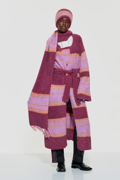 Antikbatik Écharpe en laine d'Alpaga Mila
