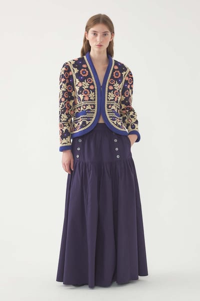 Antikbatik Veste brodée Ossie