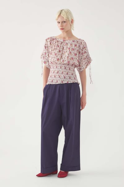 Antikbatik Smocked Top Pada