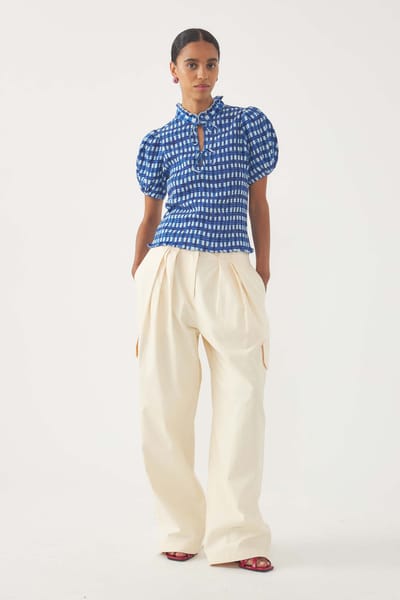 Antikbatik Blusa fruncida Polly