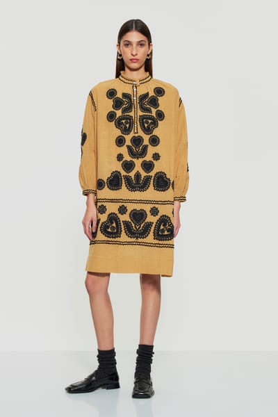 Antikbatik Robby embroidered dress