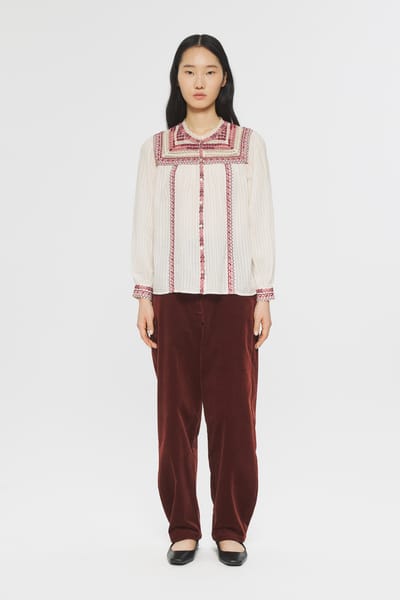 Antikbatik Tamara Embroidered blouse