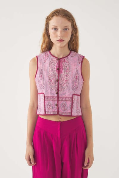 Antikbatik Gilet Taya