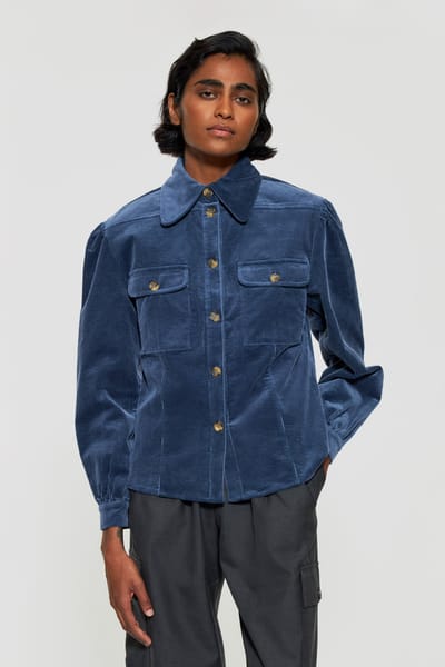 Antikbatik Tilda velvet shirt