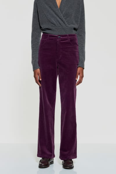 Antikbatik Tilda velvet trousers