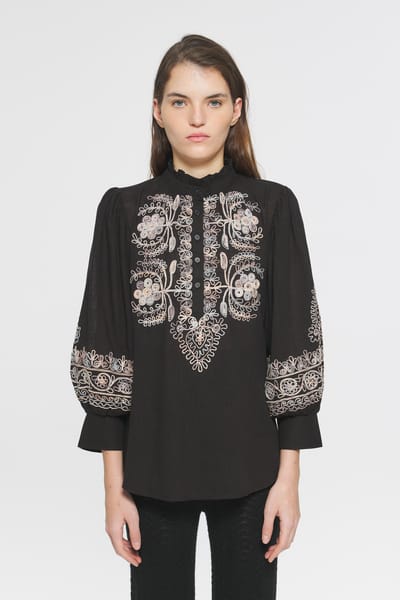 Antikbatik Ziggy Embroidered blouse